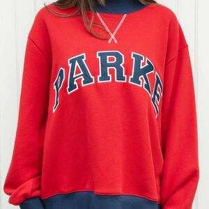 Parke Two Tone Varsity Mockneck